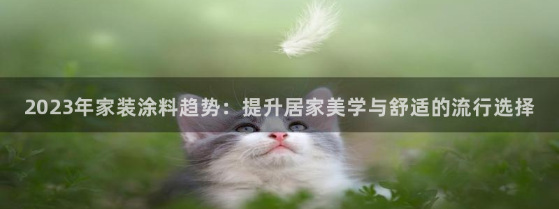 和记旗舰厅：2023年家装涂料趋势：提升居家美学与舒适的流行选择