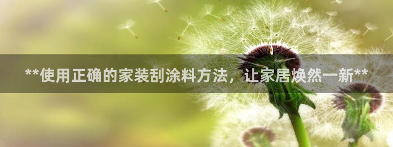 青岛大生和记餐饮管理有限公司：**使用正确的家装刮涂料方法，让家居焕然一新**