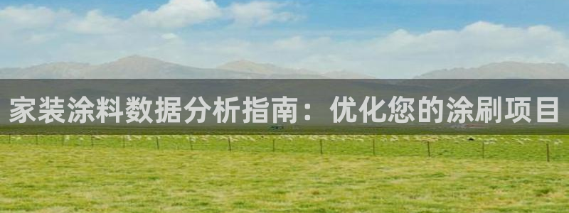 和记paging：家装涂料数据分析指南：优化您的涂刷项目