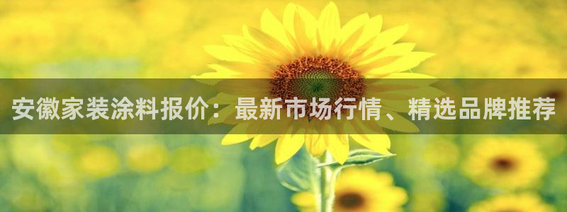 深圳和记科技有限公司：安徽家装涂料报价：最新市场行情、精选品牌推荐
