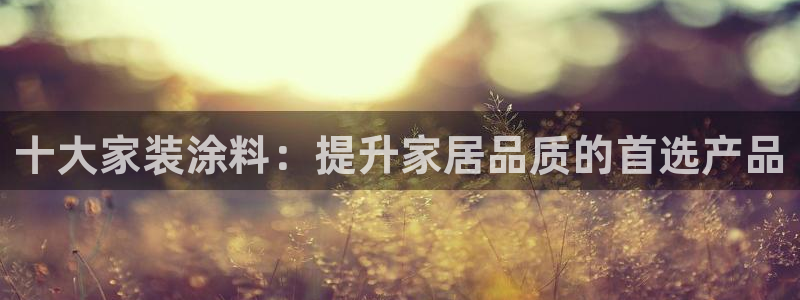 和记网页：十大家装涂料：提升家居品质的首选产品