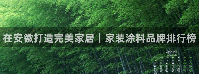 和记paging：在安徽打造完美家居｜家装涂料品牌排行榜