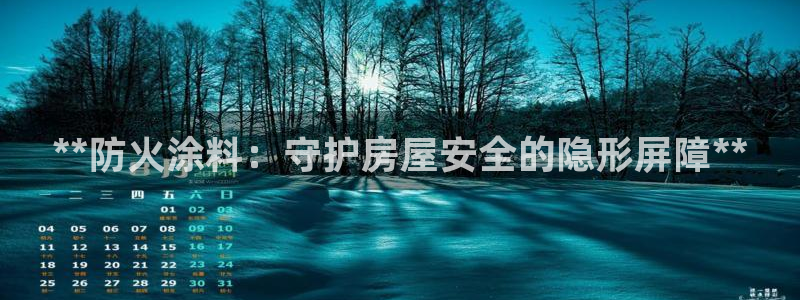 和记平台登录：**防火涂料：守护房屋安全的隐形屏障**
