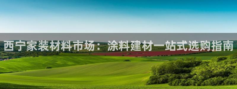 和记网页版登陆：西宁家装材料市场：涂料建材一站式选购指南