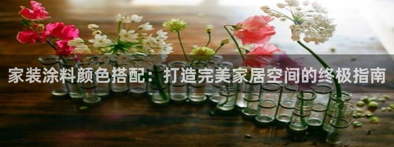 和记平台登陆：家装涂料颜色搭配：打造完美家居空间的终极指南