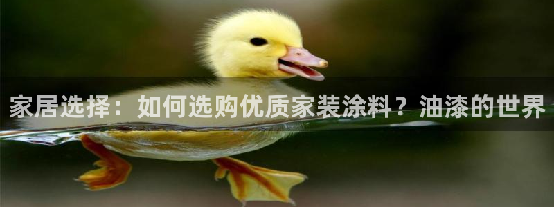 和记最新官方网址：家居选择：如何选购优质家装涂料？油漆的世界