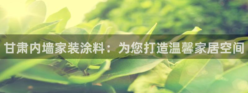 和记(福建)商贸有限公司招聘：甘肃内墙家装涂料：为您打造温馨家居空间