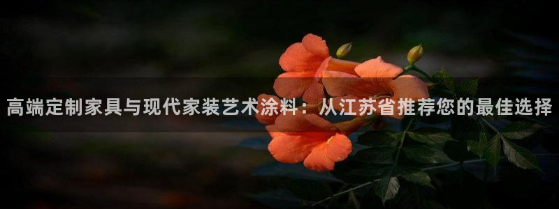 和记平台注册：高端定制家具与现代家装艺术涂料：从江苏省推荐您