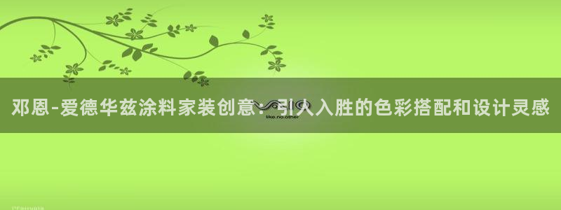 和记国际：邓恩-爱德华兹涂料家装创意：引人入胜的色彩搭配和设计灵感