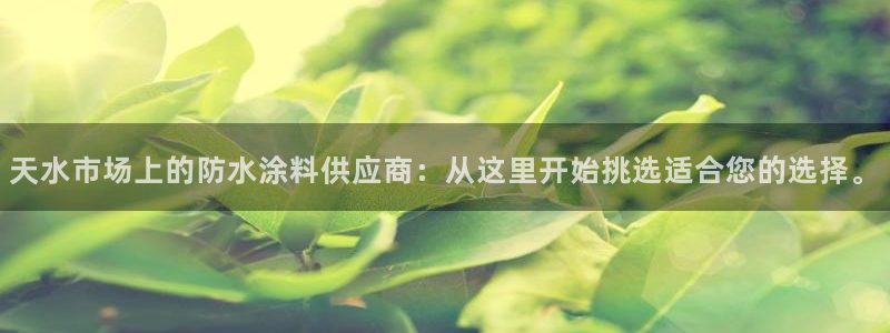 和记网页版：天水市场上的防水涂料供应商：从这里开始挑选适合您